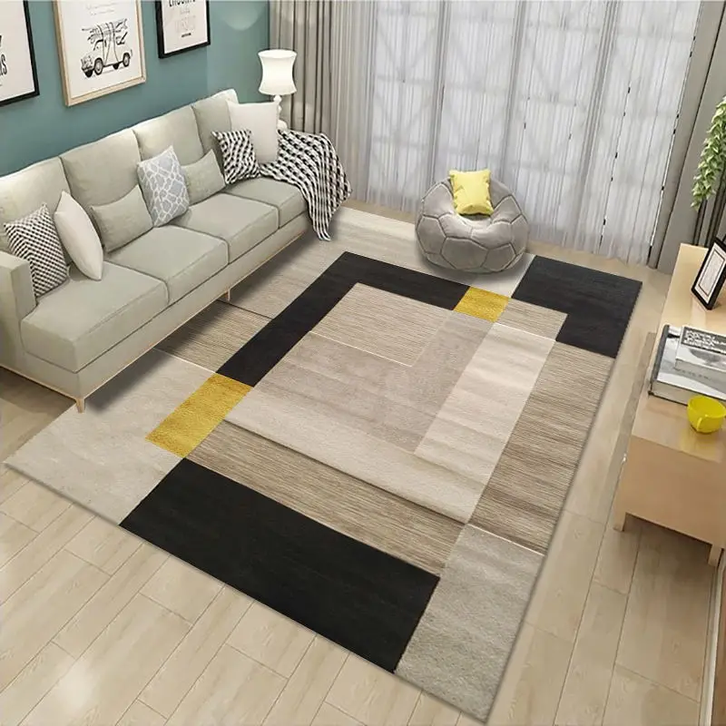 

Nordic Simple Living Room Carpets Modern Sofa Coffee Tables Rug Light Luxury Style Bedroom Carpet Kitchen Bathroom Non-slip Rugs
