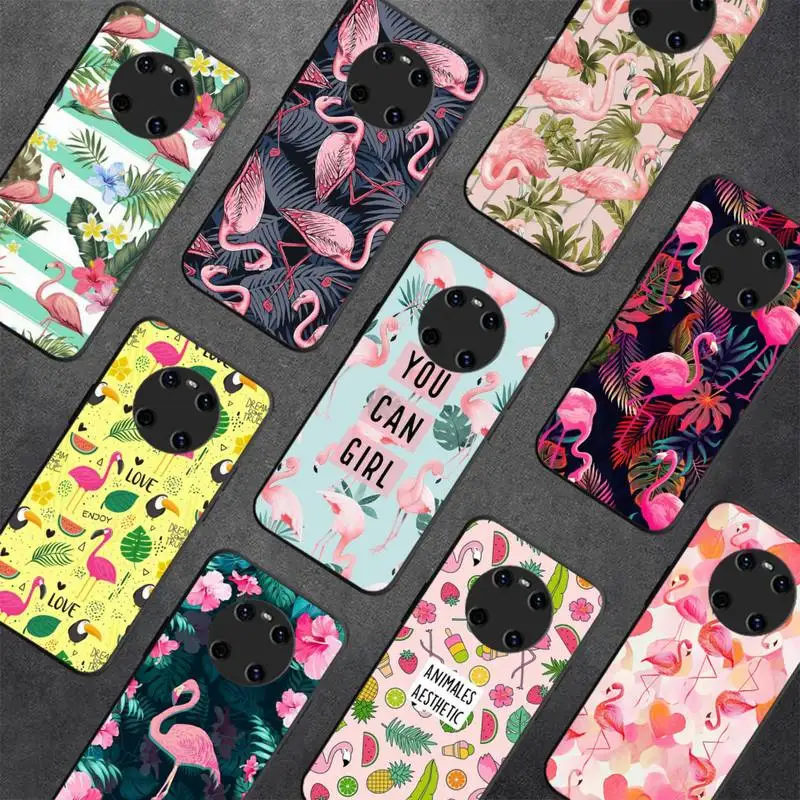 

Animal Flamingo Cute Phone Case For Huawei Y 5 Y62019 Y52018 Y92019 Luxury funda case for 9prime2019