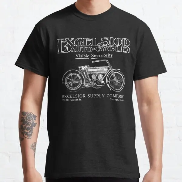 

Винтажная дизайнерская мотоциклетная футболка excelor для BMW Bakker Ghezzi DUCATI KTM Jawa Beta
