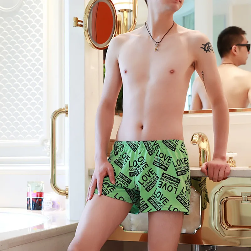 

Свободное Мужское нижнее белье, мужские боксеры из дышащего материала, удобные мужские боксеры с модным принтом, шорты