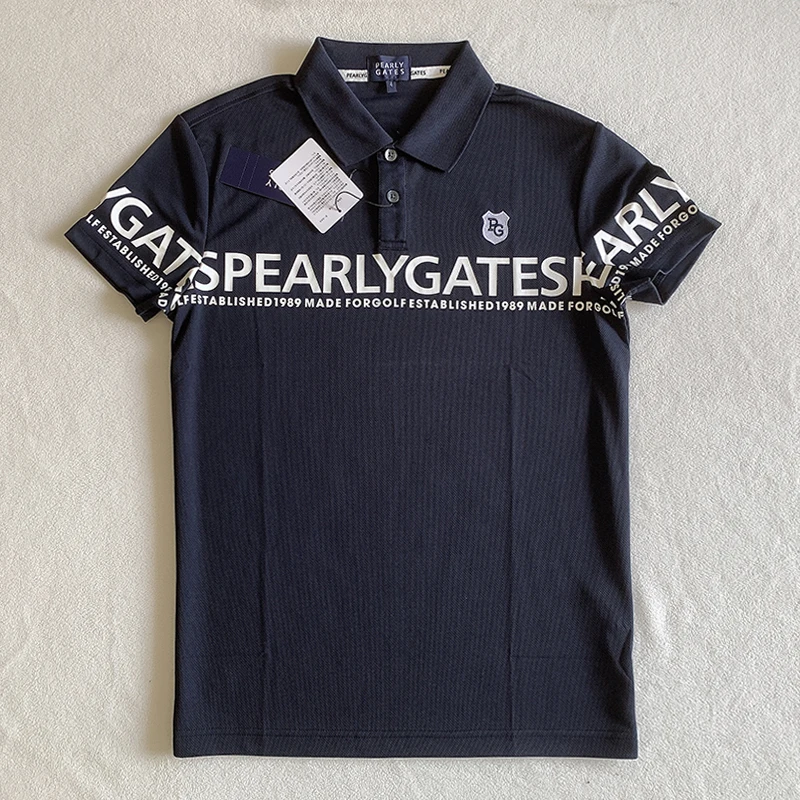 

Golf short-sleeved men's quick-drying 2022 Amoi GOLF iron-free T-shirt men's top POLO shirt jersey