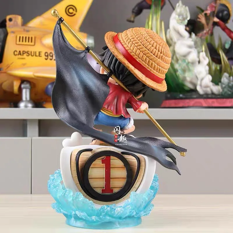Фигурка из аниме Луффи с пиратским флагом милая тысяча солдат коллекционные
