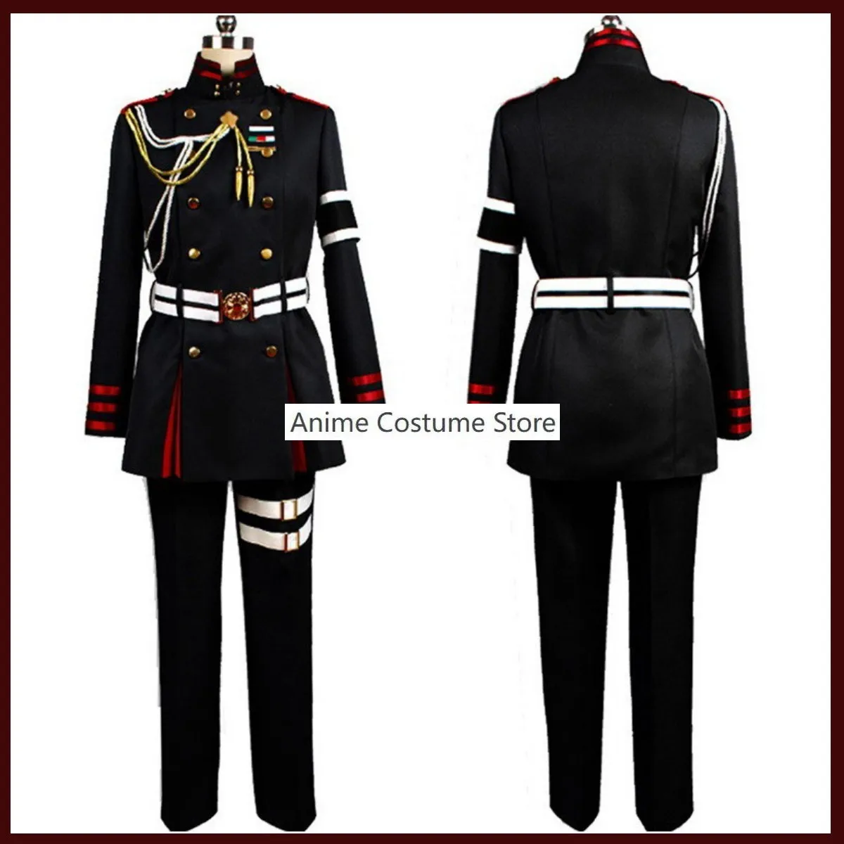 Парик для косплея Hiiragi Shinya из аниме &quotсераф конца&quot военная униформа аксессуары