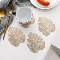 246pcs heat insulation table placemats dining table mat drink cup coasters glasses kitchen mat pvc non slip hot pad placemat