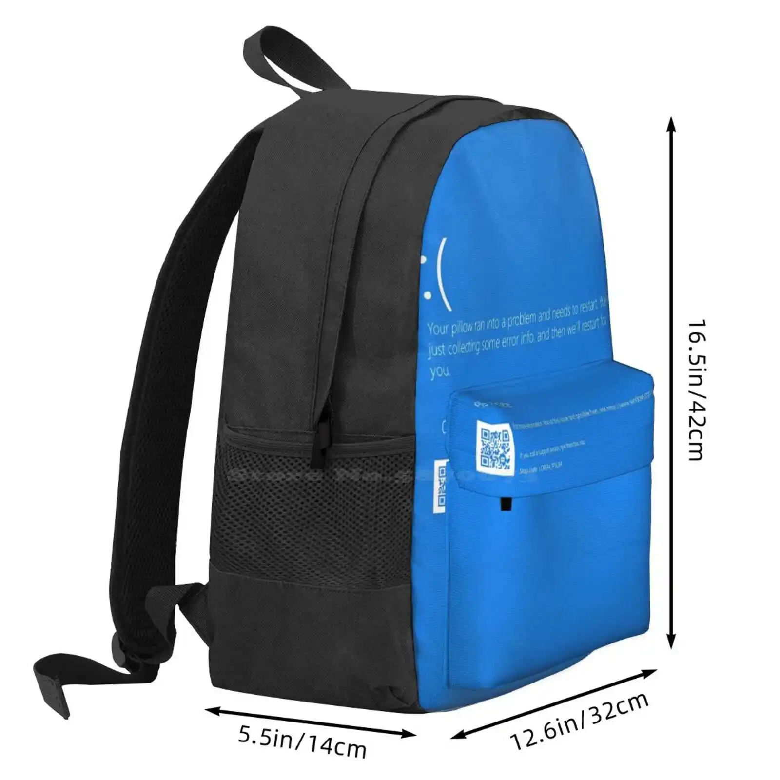 Windows Bsod (синий экран смерти) горячая Распродажа школьный рюкзак модные сумки