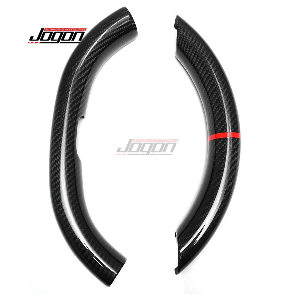 Красная линия для Tesla Model 3 2024 наклейка-бустер рулевого колеса из углеродного