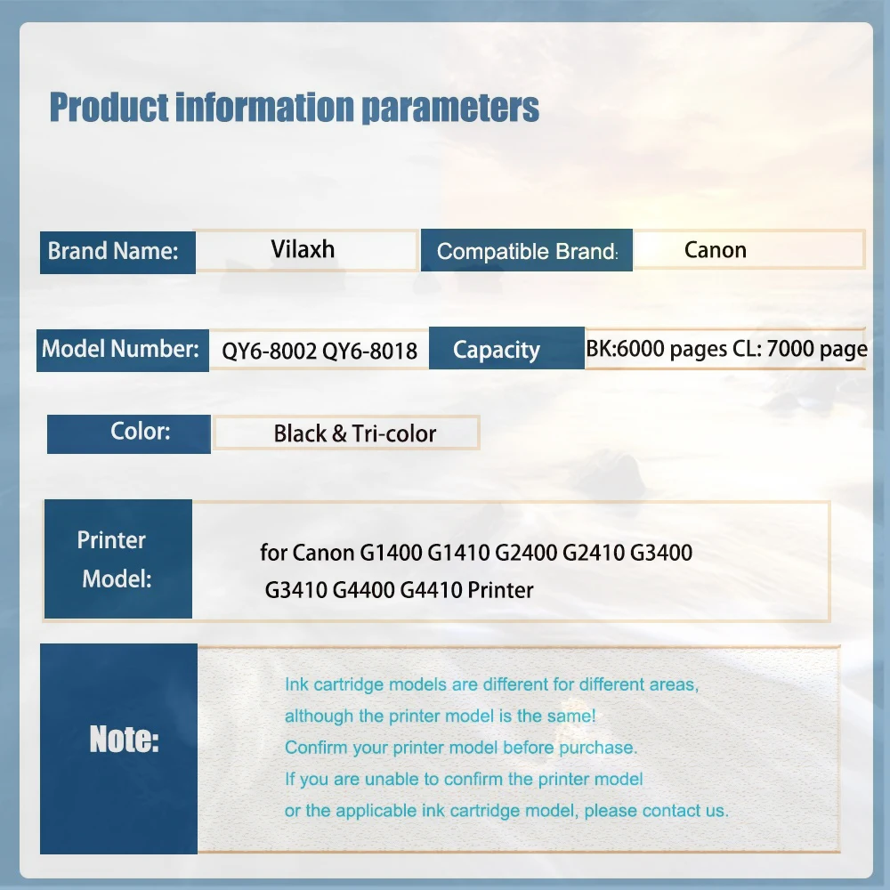 Фотографическая головка для Canon PIXMA G1400 G1410 G1411 G2400 G2410 G2411 G3400 G3410