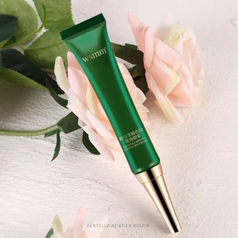 

Centella asiatica eye cream with fine texture moisturizes, lightens fine lines and dark circles, improves dark