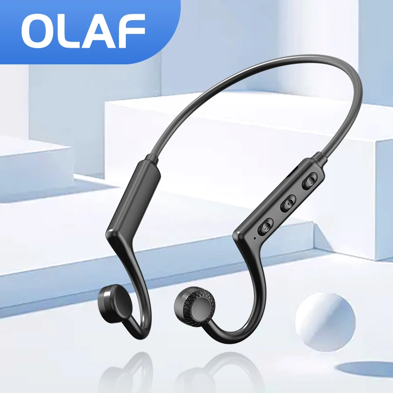 

OLAF Bone Conduction Wireless Bluetooth Headphones Bluetooth Caixa de som Headset Sport Earphone TWS Hearing Aids Earphones