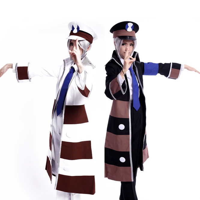 

Ingo Nobori Emmet Kudari Cosplay Costume Coat+shirt+pant+tie+hat+armband 11