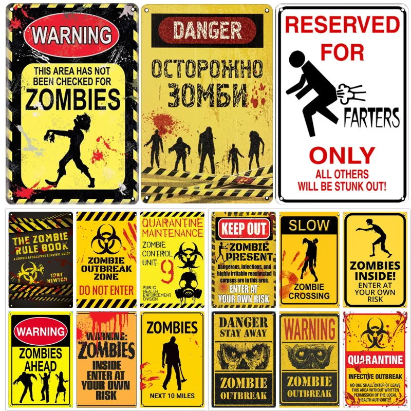 

Scary 3D Horror Bloody Plaque Bloody Hands Sign Halloween Metal Poster Theme Horror Fright Vintage Tin plate Bedroom Wall Decor