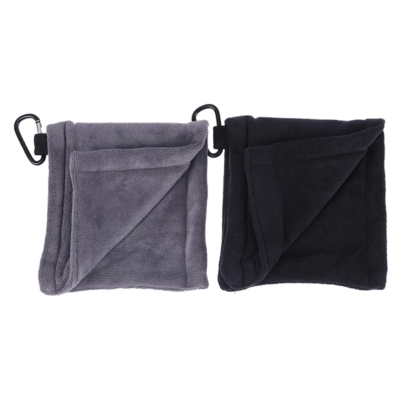 

1pcs Portable Golf Ball Cleaning Kit Club Head Wiping Cloth Tool Fine Workmanship Double-Sided Cotton Towel Golf Accessories