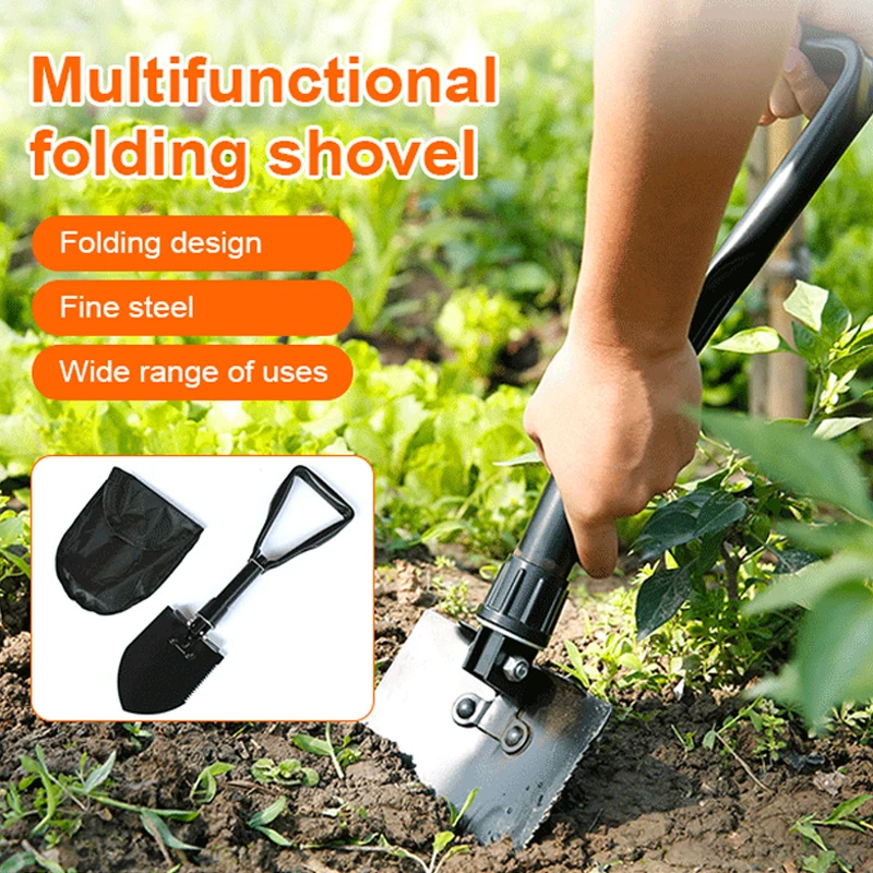 

Multi-function Folding Shovel Camping Shovel Survival Spade Trowel Shovel Outdoor Tactical Shovel Garden Tools