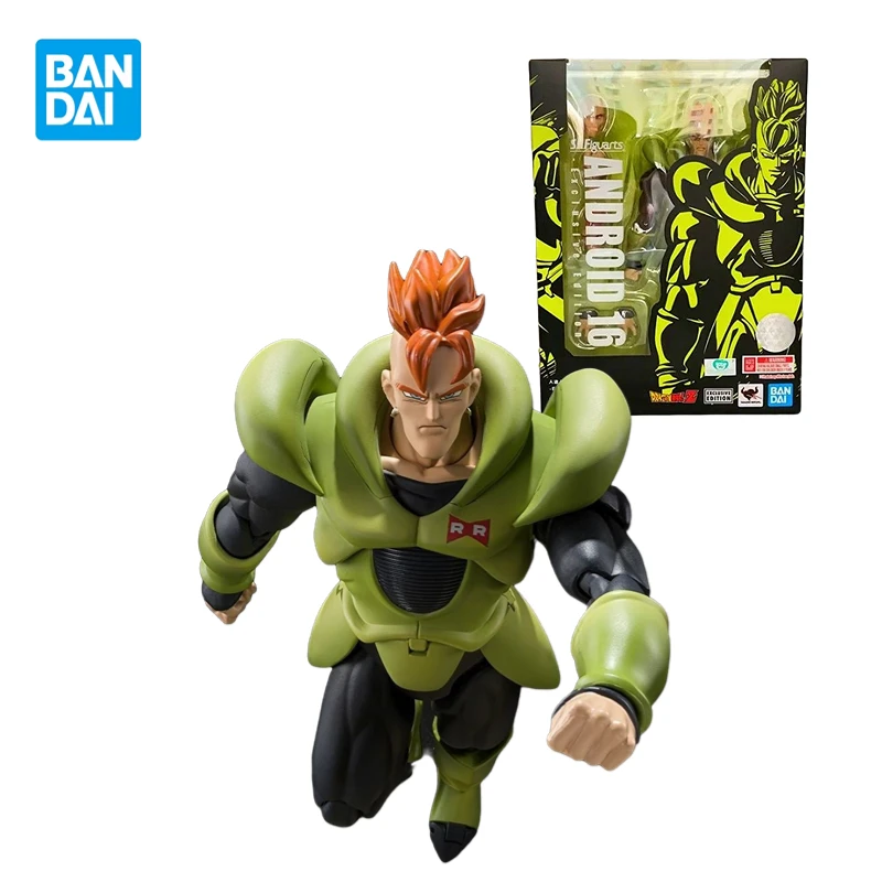 

Bandai Dragon Ball SHF ANDROID #16 Venue Limited Sdcc модель ручная работа подвижные фигуры