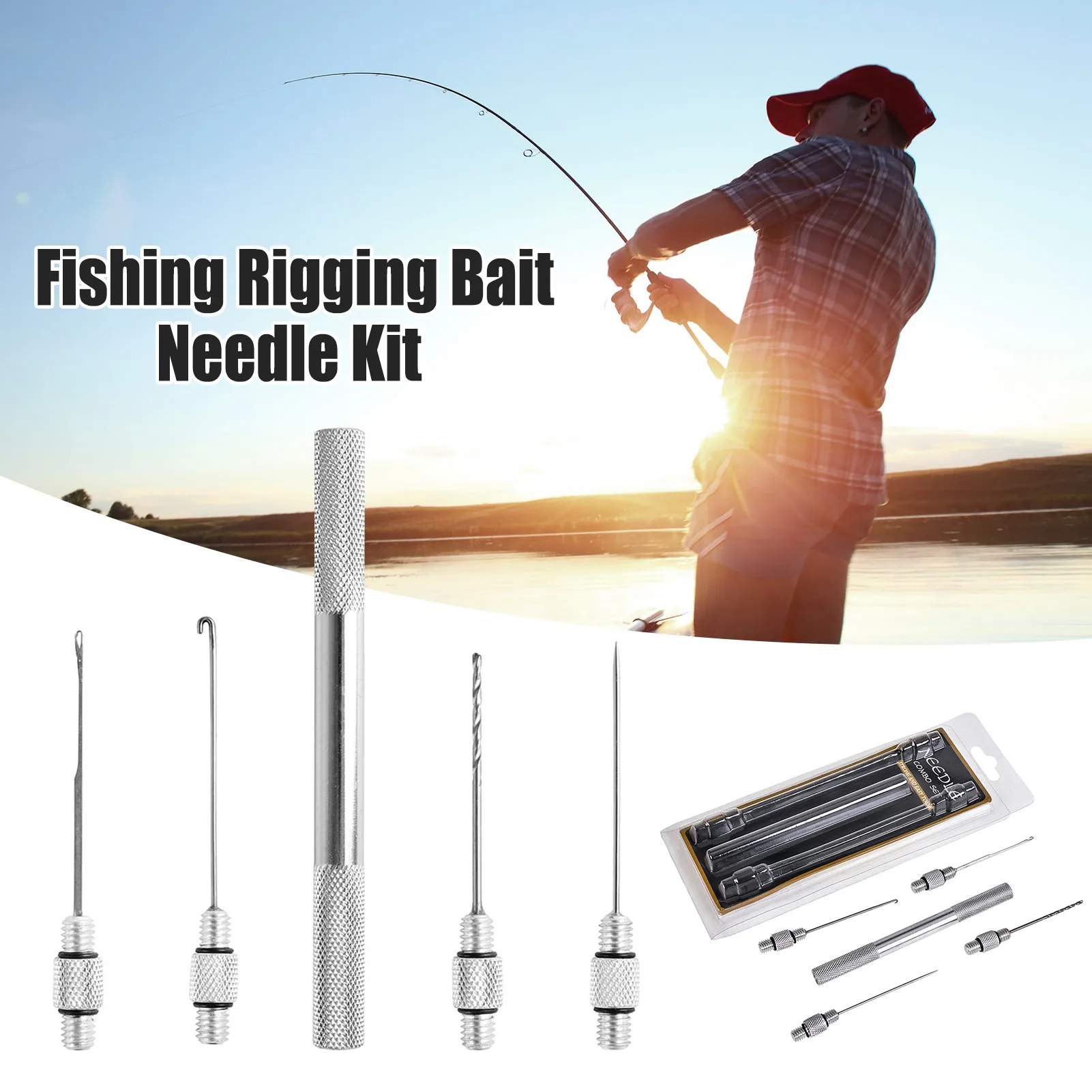 

Fishing Bait Needle Set Carp Fishing Baiting Rigs Tool Carp Fishing Tackle Kit For Rigging Baits Lures Carp Fishing Equipment