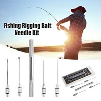 fishing bait needle set carp fishing baiting rigs tool carp fishing tackle kit for rigging baits lures carp fishing equipment
