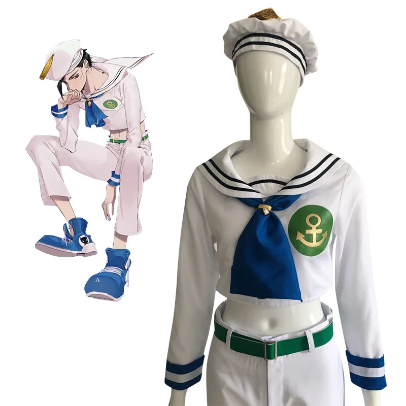 Костюм для косплея JoJoLion Higashikata Josuke аниме одежда полный наряд