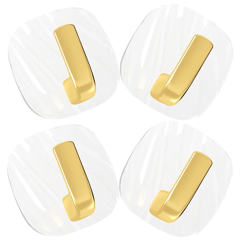 4 шт. крючок бесшовные крючки для одежды без перфорации ванной комнаты подвесные