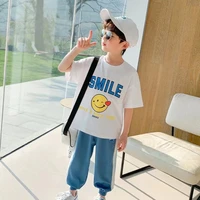 trendy childrens pants spring and autumn big childrens wide leg ice silk pants casual trousers fashionable and versatile
