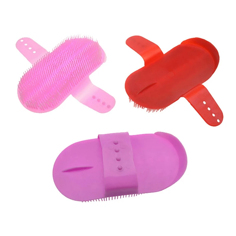 4 упаковки пластиковая расческа карри с регулируемой пряжкой для ухода за