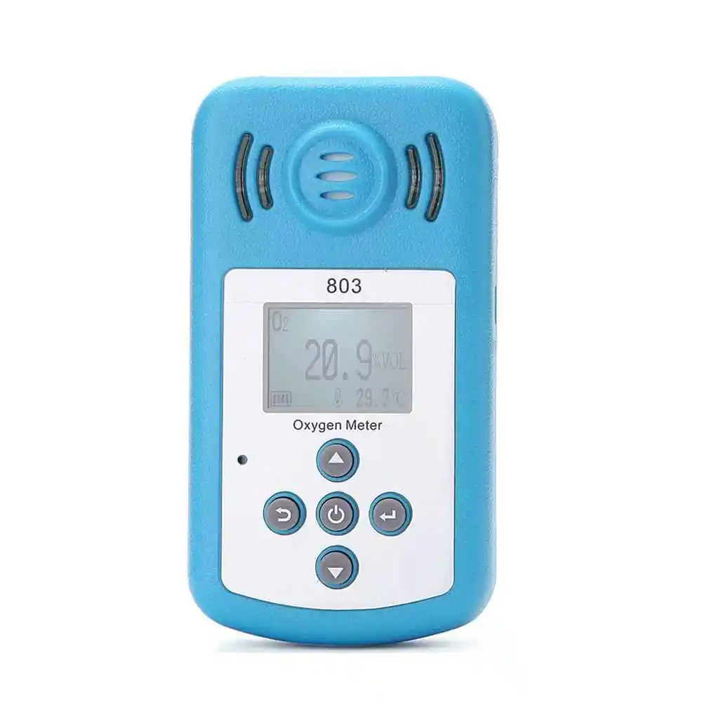 

Mini LCD Digital Oxygen Tester O2 Concentration Detector Analyzer Temperature Meter with Sound Light Alarm