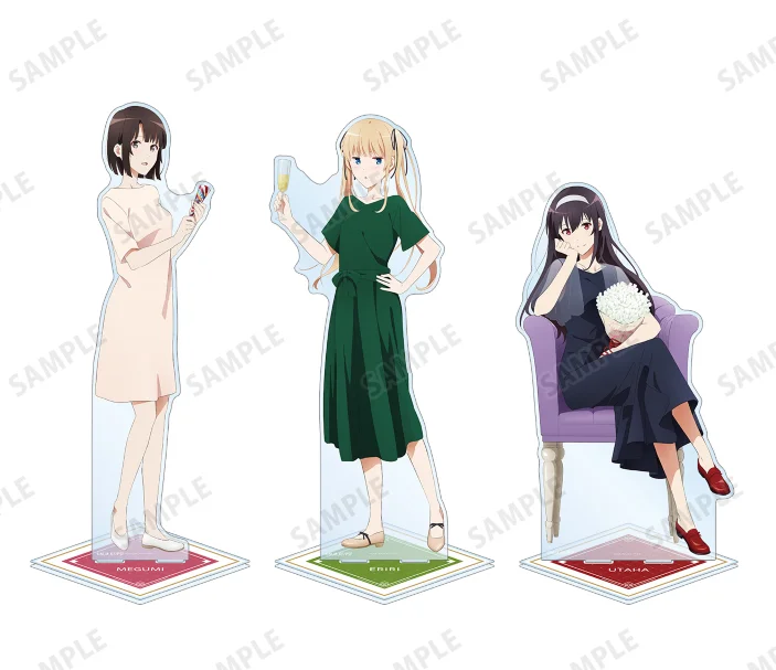 

Аниме Saekano: как поделиться скучной девушкой Megumi Kato, акриловая фигурка, подставка, фигурка, игрушки, подарок для детей 1164