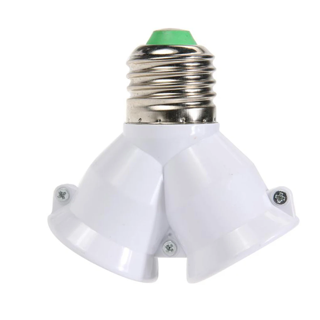 

4 in 1 Light Socket Splitter E27 Adapter LED Standard Lights Bulbs Converter for Home Office Basement