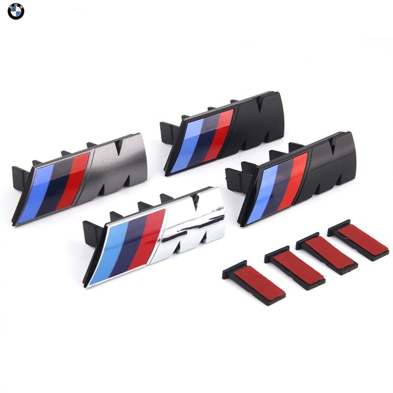 Фото Эмблема M на переднюю решетку автомобиля, наклейка для BMW M1 M2 M3 M5 M6 X2 X3 X4 X5M X6M X7M G82 G83 F48 G60 G68 G70 E83 G11 F39 E60 E46 №3