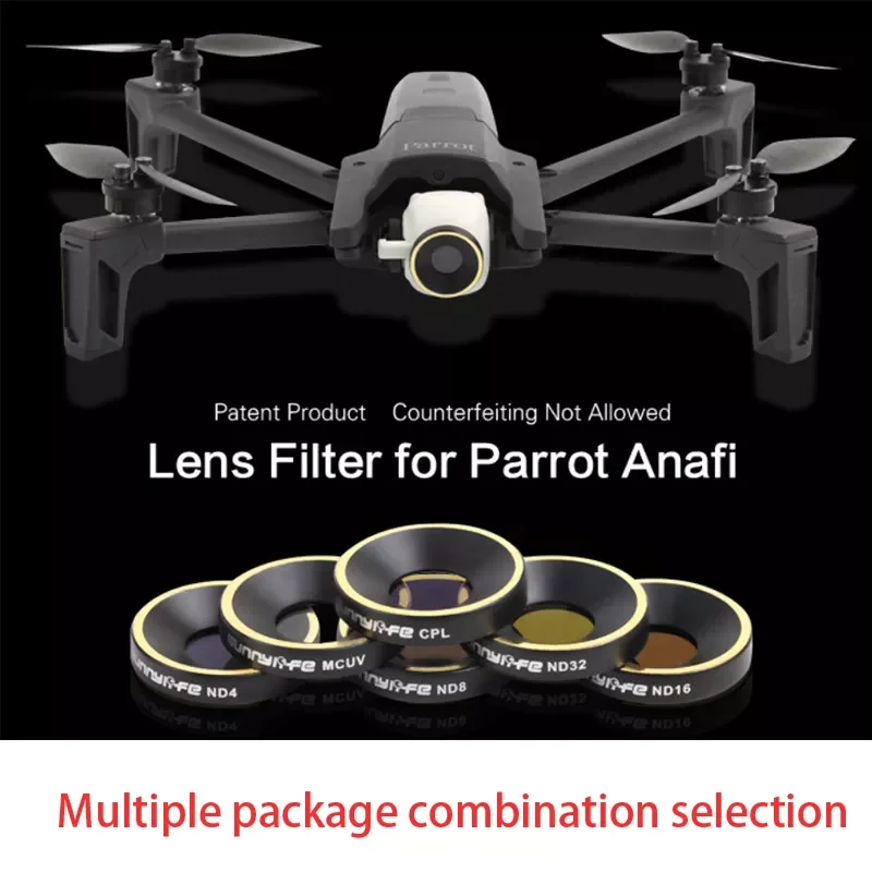 

Filter For Parrot Anafi Drone Camera Lens Filters UV CPL ND4 ND8 ND16 ND32 Filter kit for Parrot Anafi Drone