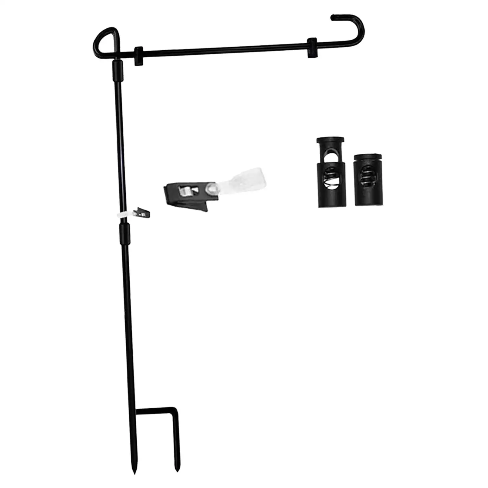 Декоративная подставка для садового флага с фотоэлементами противоскользящим