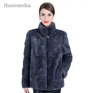 2022 New Mink Fur Coat Women High Quality Natural Mink Jackets Winter Commuting-Leisure  Warm Luxury in Pakistan