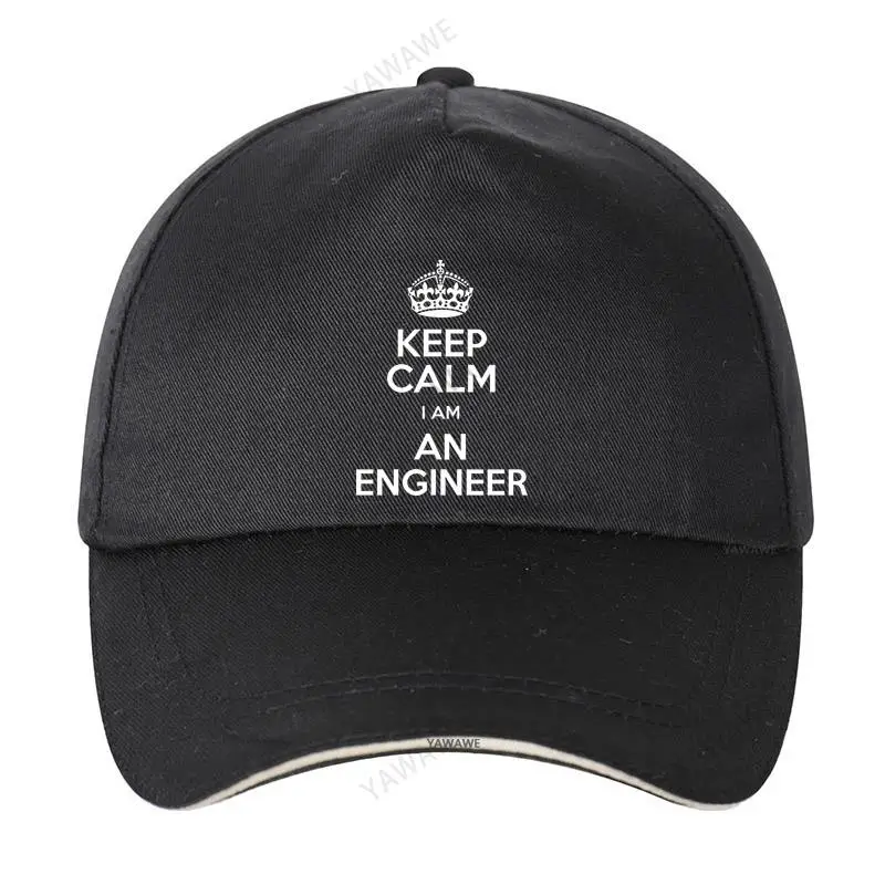 

Keep Calm I'm an Engineer baseball Cap Funny Engineering Gift Mens Baseball cap Cotton Summer Homme Dad hat outdoor Snapback Cap