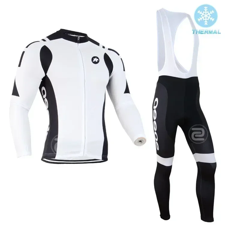 Зимний велосипедный трикотаж с длинными рукавами Pro Team комплект
