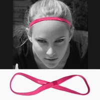 12pcs sports yoga stretch hairband headband head hair hoop women men elastic band hair rope accessories