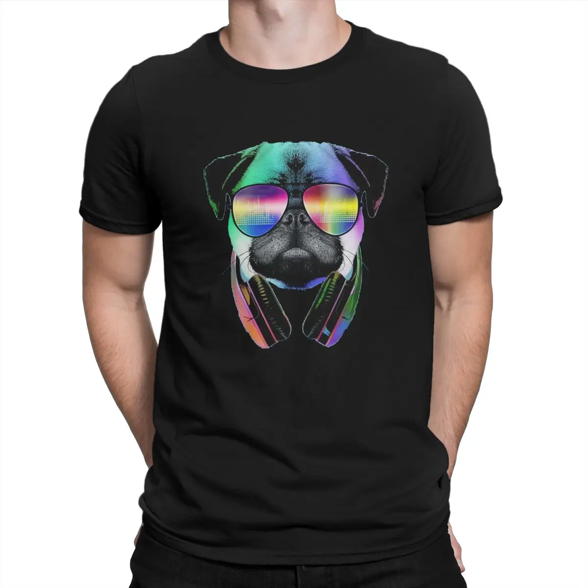

Music T-Shirt Men Capt Blackbone the Pugrate Novelty Tees O Neck Short Sleeve T Shirts Classic Clothing
