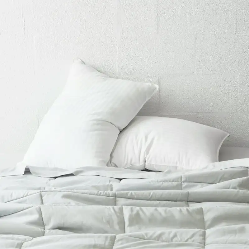 

Luxury Gel Fiber Pillows with 100% Cotton Cover (Set of 2), Queen, White Molde para hornear Aluminium pan Silicone for air fryer
