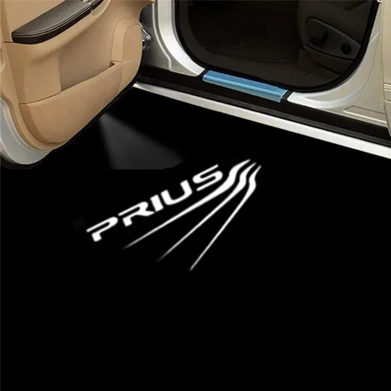 

2 шт. светодиодные автомобильные лампы для дверей, лампы Ghost Shadow, аксессуары для Prius 20 30 A V Plus 2003 2004 2005-2021 2022