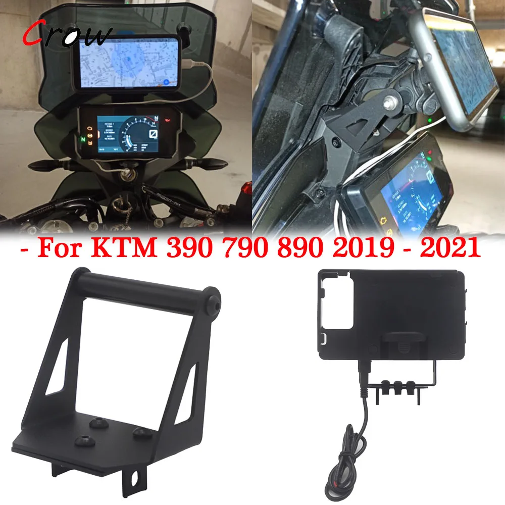 

Новинка крепление для навигатора GPS смартфона Монтажный кронштейн адаптер держатель для KTM 790 890 ADVENTURE S R RALLY 2021 2020 2019
