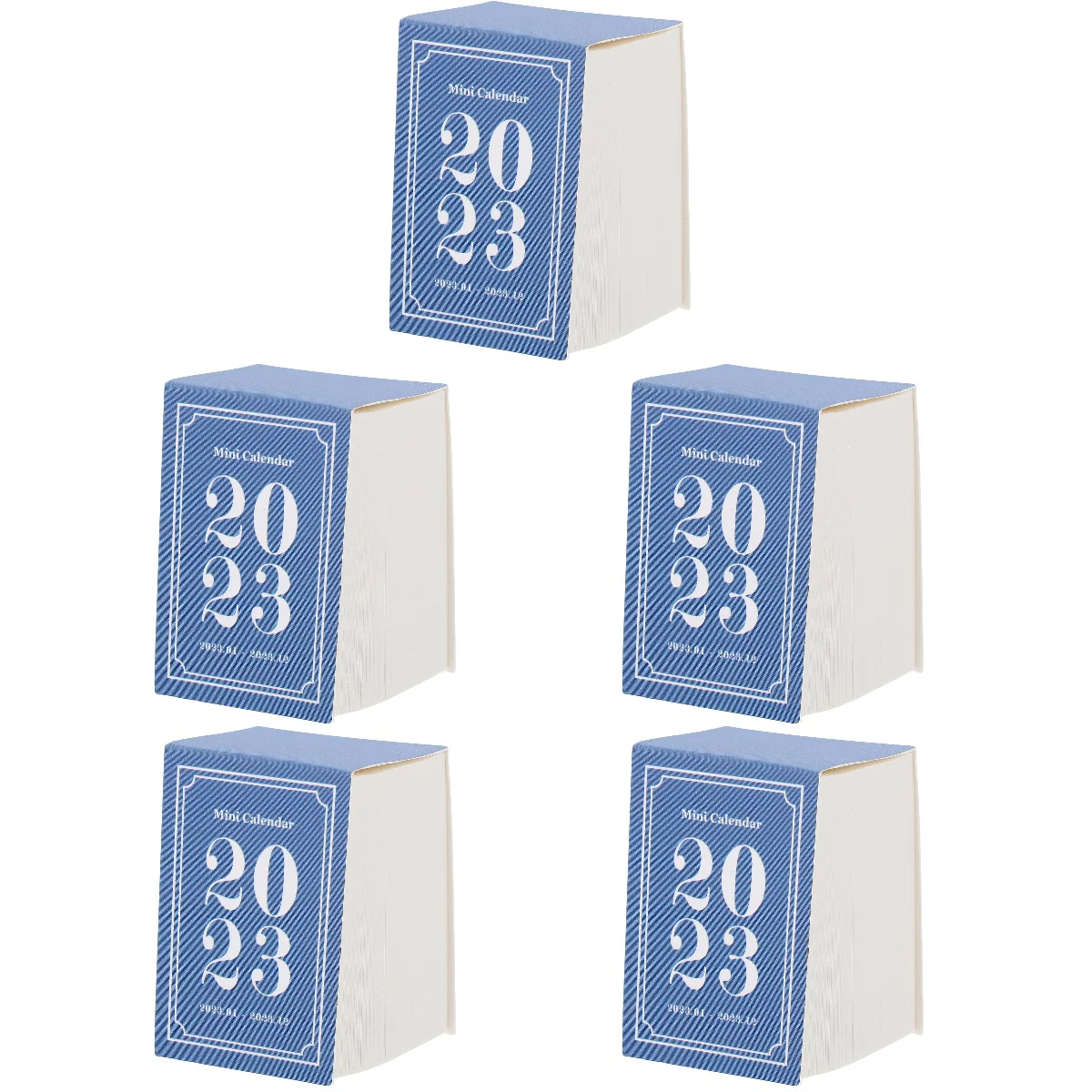 

5pcs Tabletop Calendar Daily Calendar Decor Calendar Desktop Calendar of 2023