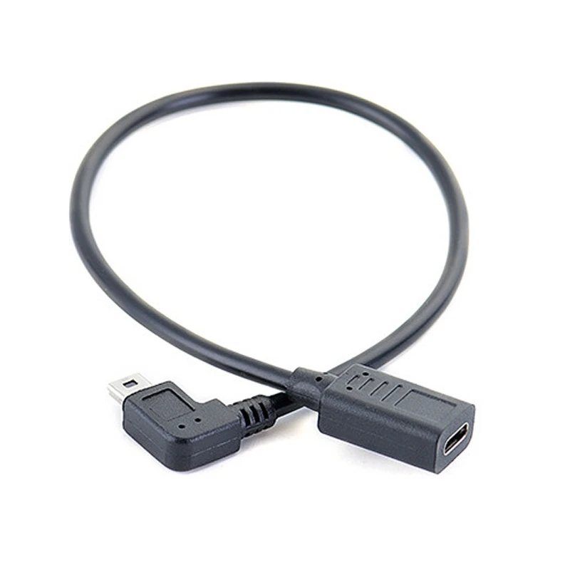 

Кабель UsbC на Mini USB, адаптер типа C на Mini USB 5P, адаптер Mini USB на USB-C, угол 90 градусов, MiniUSB, Прямая поставка