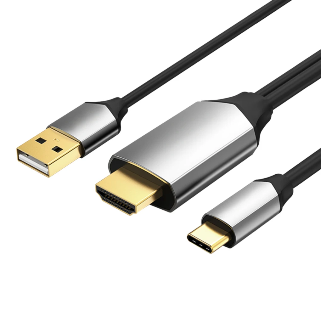

Type C 3.1 4K HD TV Converter Adapter Cable Cable For MacBook Samsung Galaxy S9/S8/Note 9 Huawei USB-C HDMI-compatible