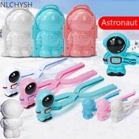 new astronaut style snowball maker clip children outdoor fun mold snow mold fight snowball sports toy beach toy winter toys