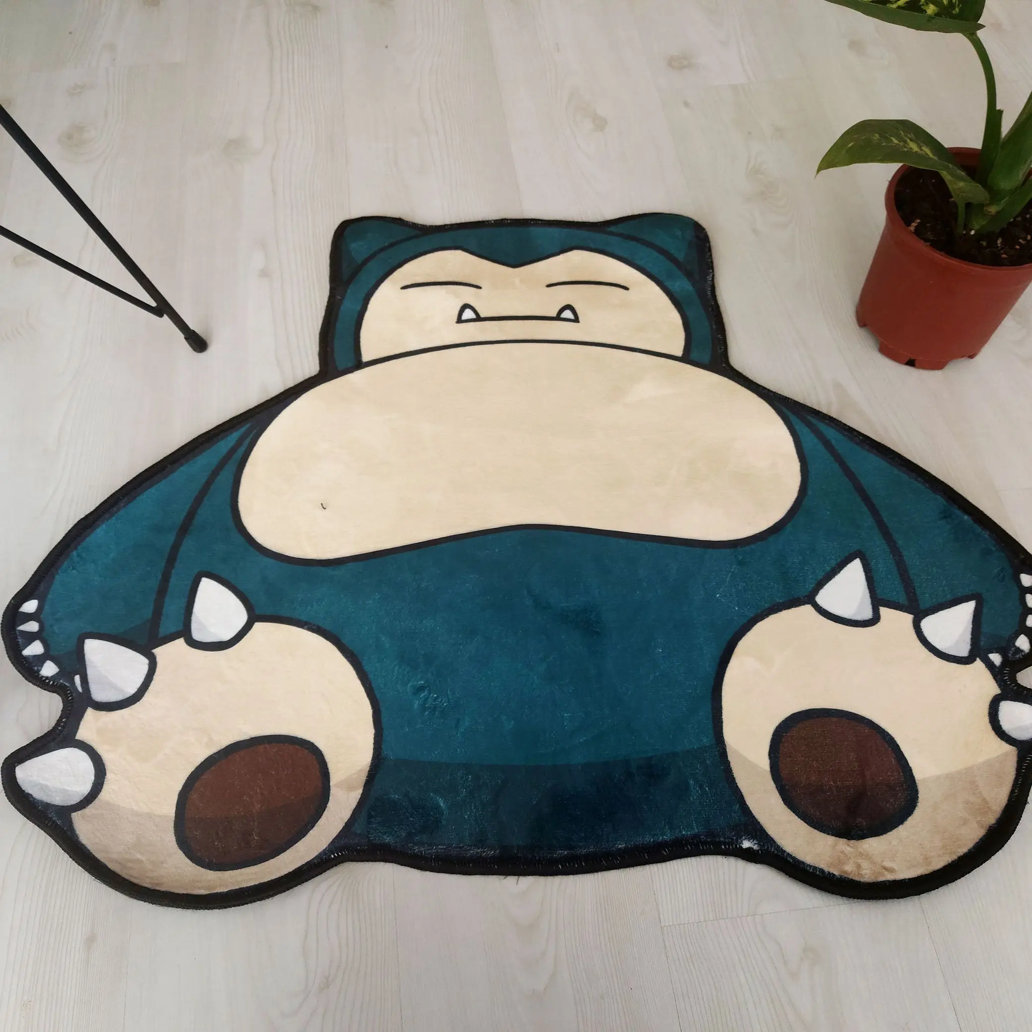 

Blue monster anime modeling rug art rug children's playroom rug non-slip soft rug for children gift Carpets for Living Room