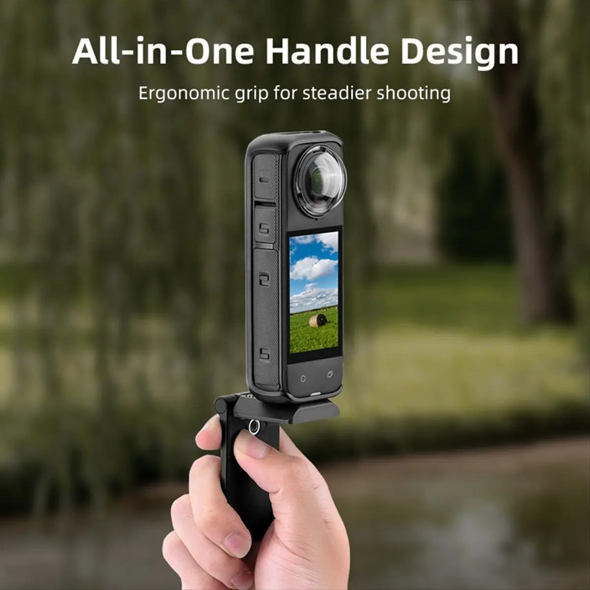 Фото Магнитный складной кронштейн popop для DJI OSMO POCKET 3, настольный фиксирующий зажим для Action 5 Pro, аксессуары X4/5 №3