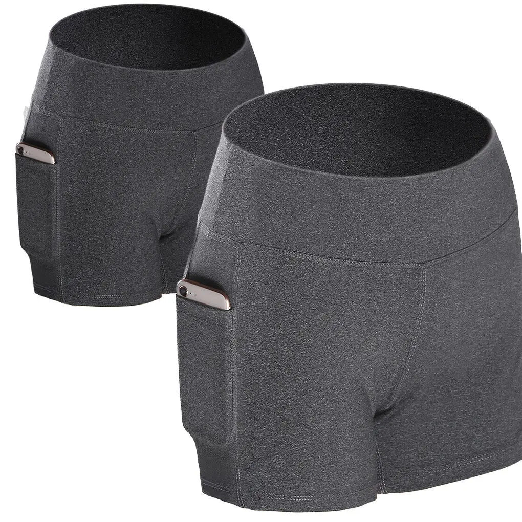 

Women Sports Yoga Short Pants Running Fitness High Waist Hip Lifting Shorts