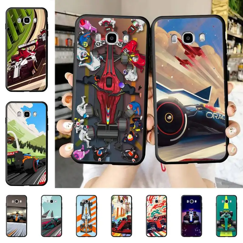 

Racing Circuit Phone Case for Samsung J 2 3 4 5 6 7 8 prime plus 2018 2017 2016 core