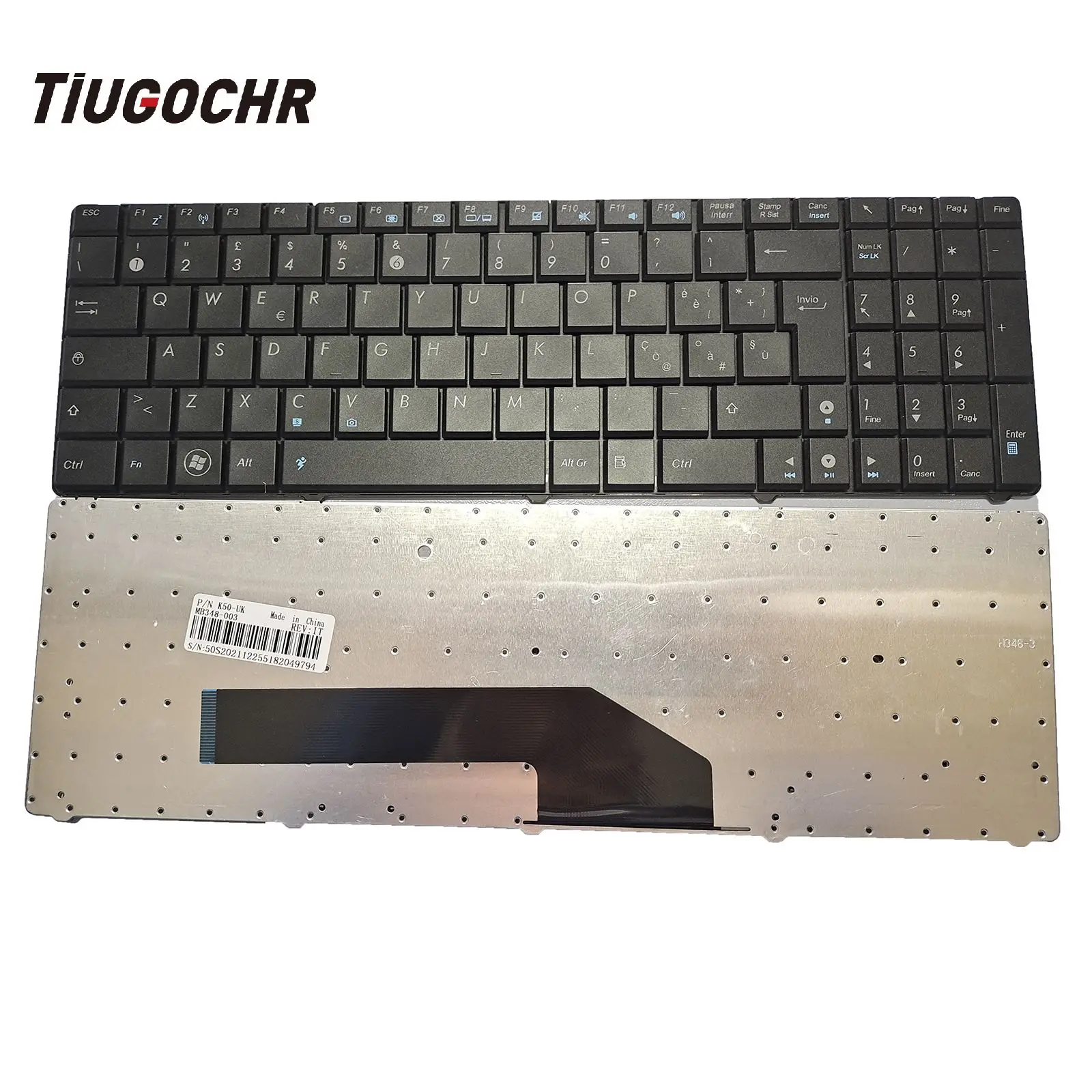 

New Keyboard for ASUS K50 K50IN K61 K50A K50AB K50IJ K50ID P50 P50IJ IT