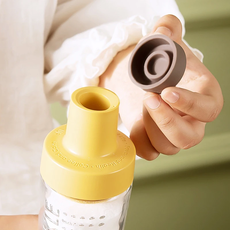 

Dosing Control Seasoning Bottle with Lid for Barbecue Powder Kitchenware