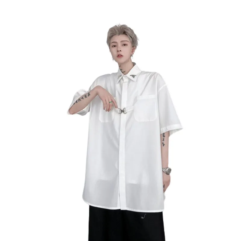 Men's Loose Short Sleeve Shirt Summer 