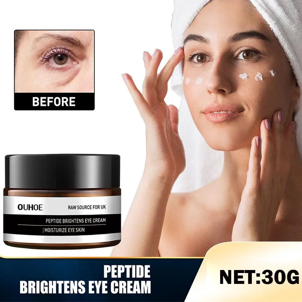 

30g Firming Eye Cream Anti Wrinkle Anti Aging Remove Eye Bags Dark Circles Anti-Puffiness Gel Fade Fine Lines Brighten Skin Care